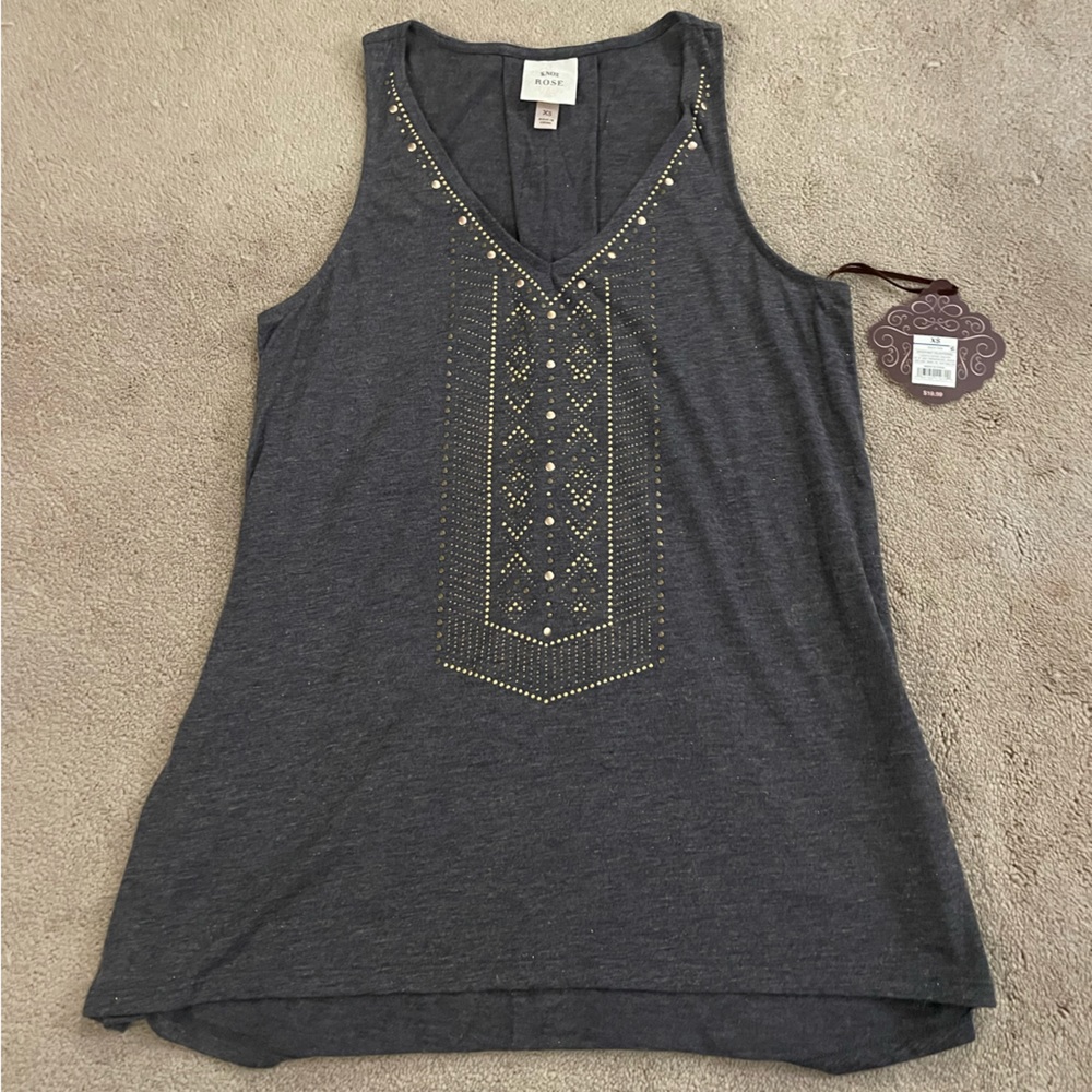 NWT New Knox Rose Flowy Tank Top